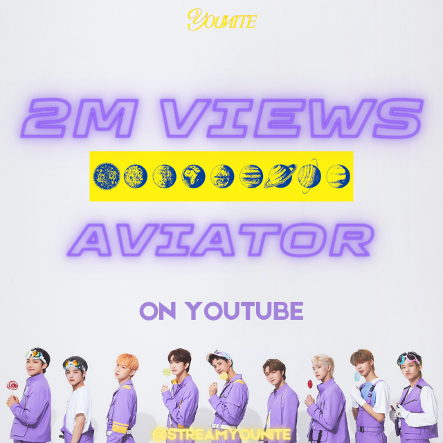 [220727] YOUNITE AVIATOR MV has surpassed 2M views🥳.

🕐07:04 PM KST
👁‍🗨2,001,741 views

Continue streaming! Let's go for 3M views!
🔗 youtu.be/wnfX5soijLA

#YOUNITE #유나이트 #AVIATOR #YOUNI_Q 
<a href="/YOUNITE_offcl/">YOUNITE</a> <a href="/YOUNITE_twt/">YOUNITE</a>