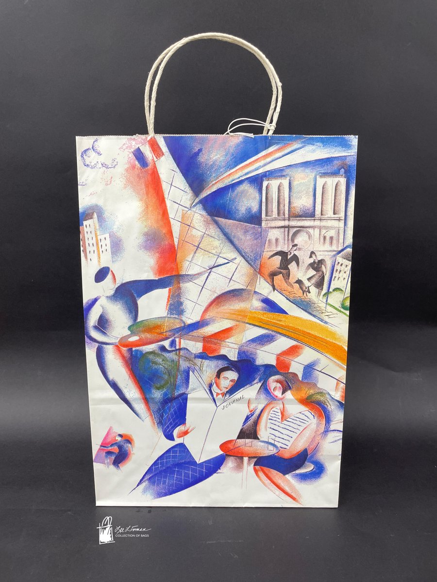 203/365: This Bloomingdale's bag was designed as part of a 'Fête de France' campaign in the fall of 1983. Bloomingdale's locations displayed sculptures and paintings on loan from French museums while French-made inventory was brought in for sale.