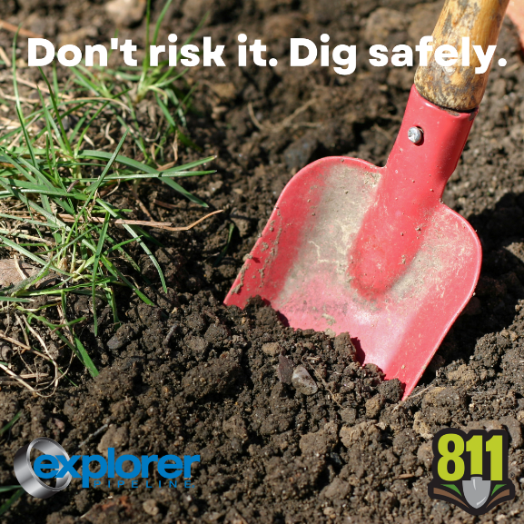 ExplPipeline's tweet image. No project is too big or too small to call 811! #Call811 #KnowWhatsBelow
#BeSure2Explore