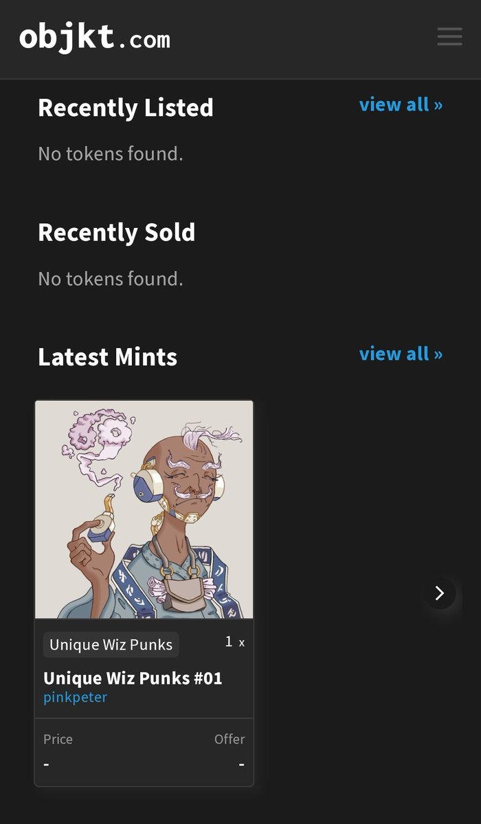 Sebastião, the first Unique Wiz Punks will be listed in ONE HOUR!