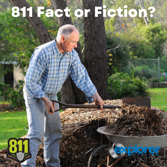 ExplPipeline's tweet image. ⚠ 811 Fact or Fiction? Calling 811 is free. Check back on Wednesday for the answer! #DigSafe #KnowWhatsBelow #BeSure2Explore