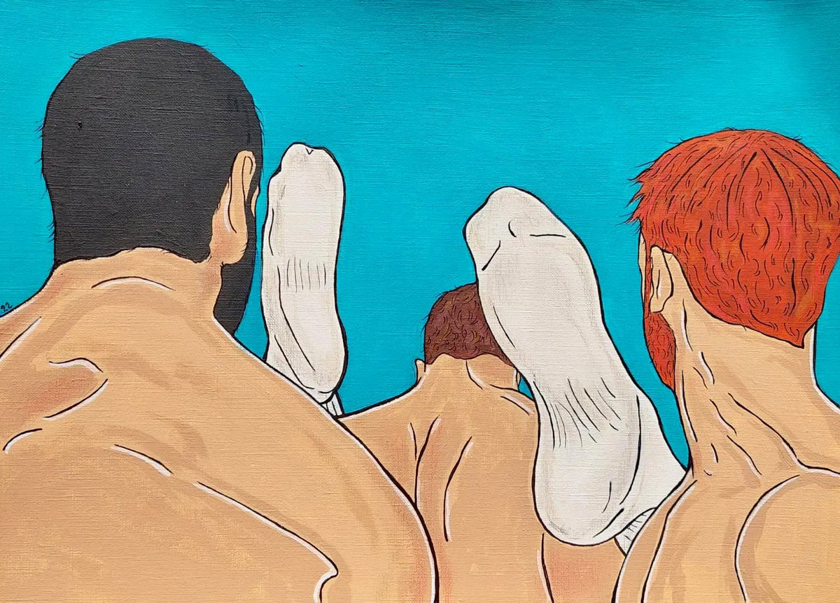 artfarboys's tweet photo. What title would you give my new work?
¿Qué título le pondrías a mi última obra?

¡Muchas gracias por la ayuda! 😉😘

Título:"¿?"
Acrílico sobre papel de lienzo. 
27x38cm

Obra única e irrepetible de @new_artfarboys @far_ilustraciones 
. https://t.co/gLIM0BwHxi