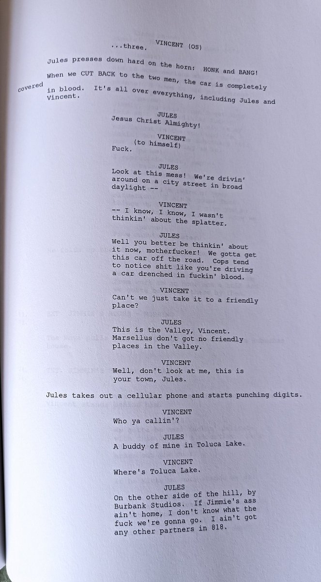renato_galhardi's tweet image. What a find! This is probably the first thing I printed from the internet way back in the early 90s, probably somewhere between 1993 and 1995. Tarantino's Pulp Fiction screen play. It was a gem to find then and remains so today! #dialupmodem