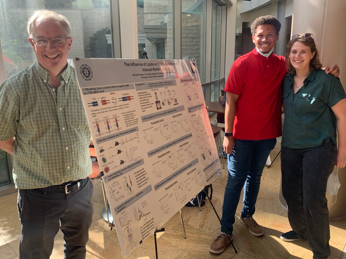 LabEvavold's tweet image. Undergrads doin' work. We'll miss you Michael!! Good WORK!