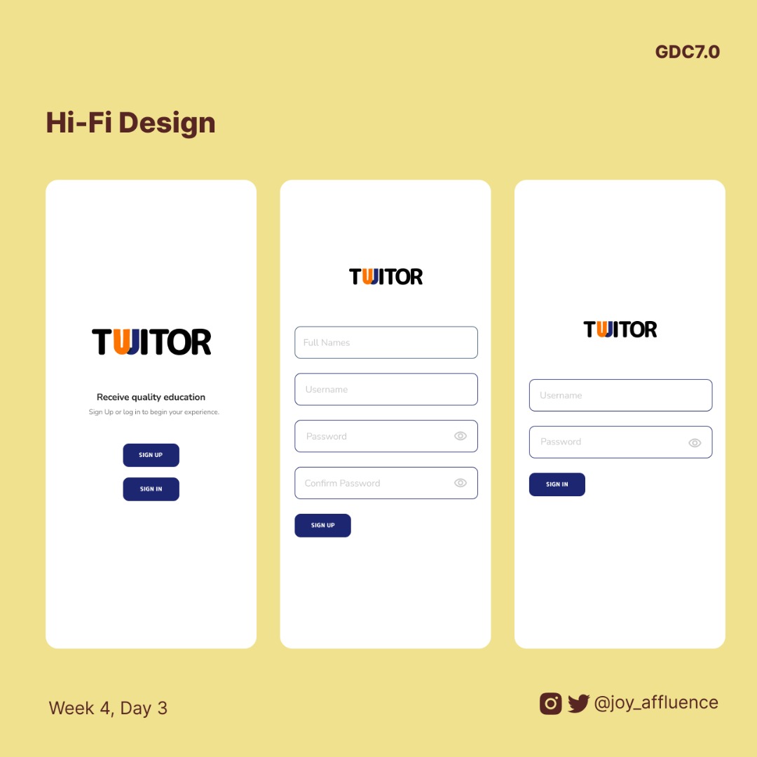 PrincessJane48's tweet photo. Finally started high fidelity designs today. Mine is still a work in progress, therefore a lot is subject to change. Just wanted to make today's submission to be on the "safe" side.😊 What are your thoughts about my design?
#GDC #Miunify #UXD #uxdesign #GDC7 https://t.co/1XuE4WaxCc