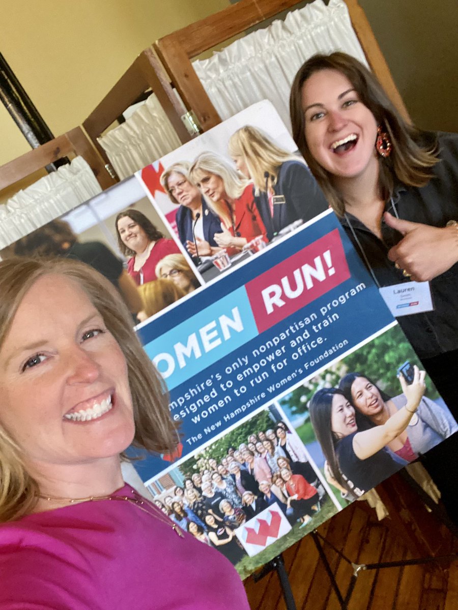 BeckyWhitleyNH's tweet photo. Had a blast teaming up with @laurenpsmith today to talk communications with our future NH leaders. Thanks @NHWomensFndn for bringing us together! #NHPolitics https://t.co/lRFZyR8XEE