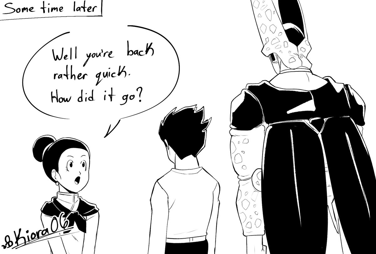 Cell Gohan Dragon Ball AU #18 