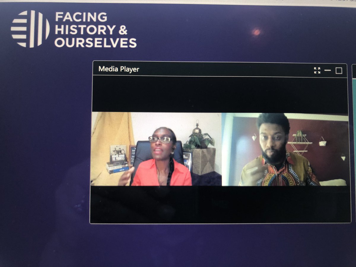 SylentTrayde's tweet image. Such an engaging webinar with @NMAAHC’s Candra Flanagan &amp;amp; @facinghistory’s Dexter Britt talking about the Reconstruction Era #TeachReconstruction #fhonline