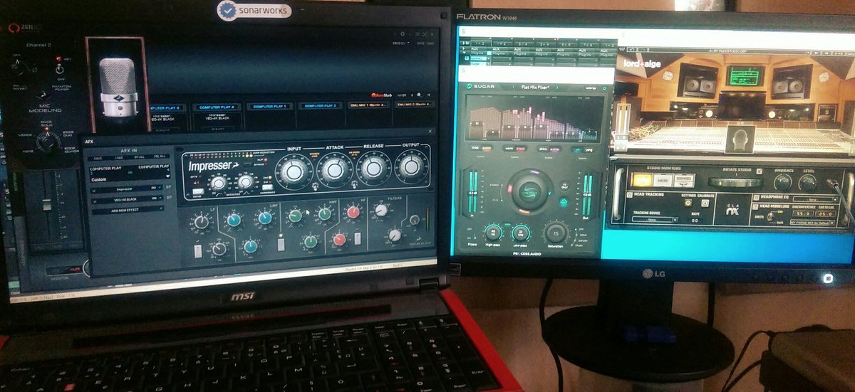 Flexihomestudio's tweet image. 🎶Mix in progress at Flexi'Studio with #AntelopeAudio #ZenGo (synergy core), #Processaudio #sugar #Soothe2 #Oeksound #Clanx #Waves 🎼