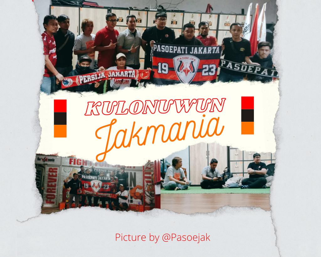 Pasoepati Kulo Nuwun ke markas <a href="/InfokomJakmania/">the Jakmania</a> dan diterima langsung oleh Dicky Sumarno selaku ketua Jakmania. Nderek ngawal kebanggaan di ibukota 🤝✊🔥