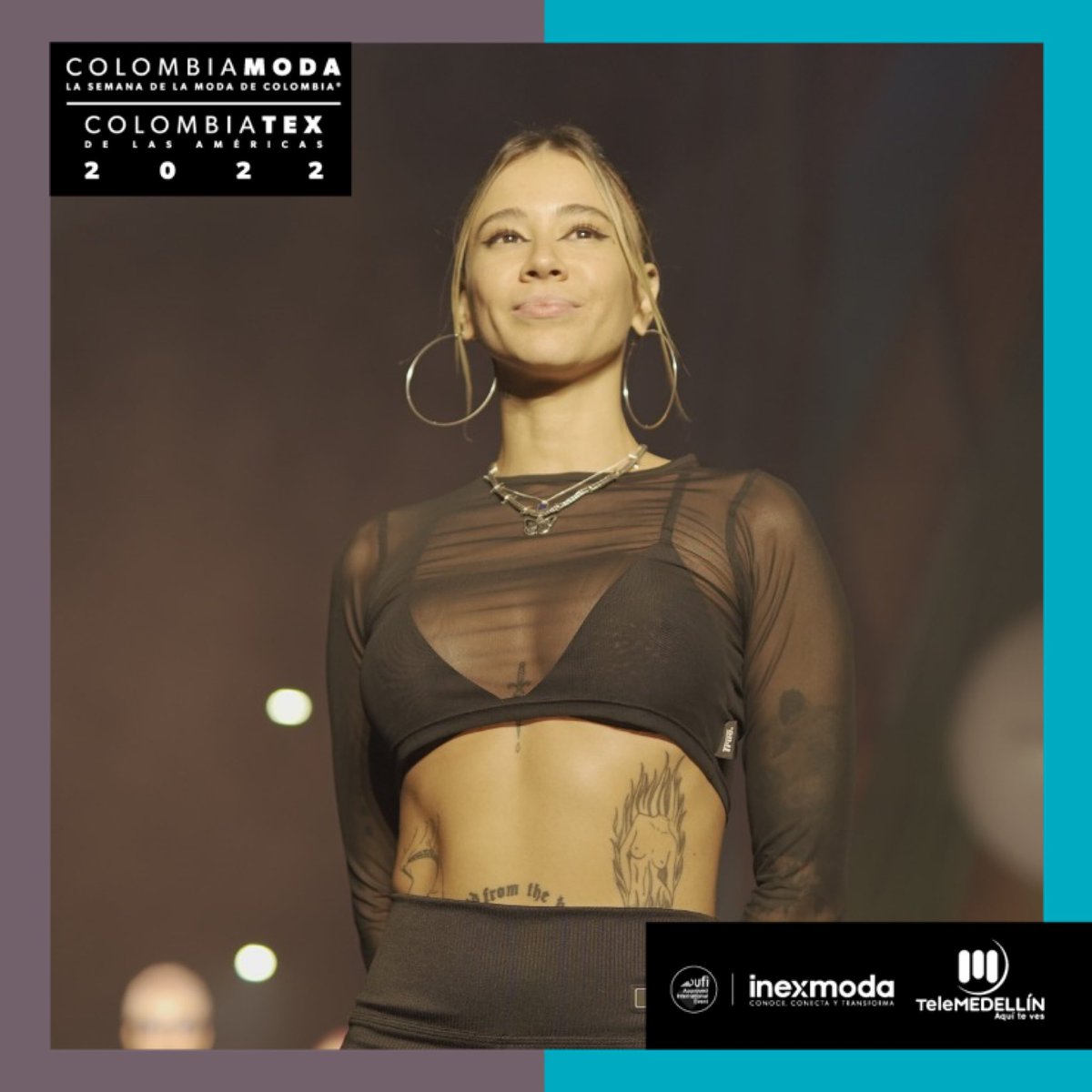 Telemedellin's tweet image. #TMEsModa 👗🧵✨ Con los potentes colores del puente de la 4 Sur se vivió la imponente pasarela urbana de #Colombiamoda, ‘The True Walkers’.

Todos los detalles a través de nuestro sitio web: 📲 bit.ly/3BdAz7v