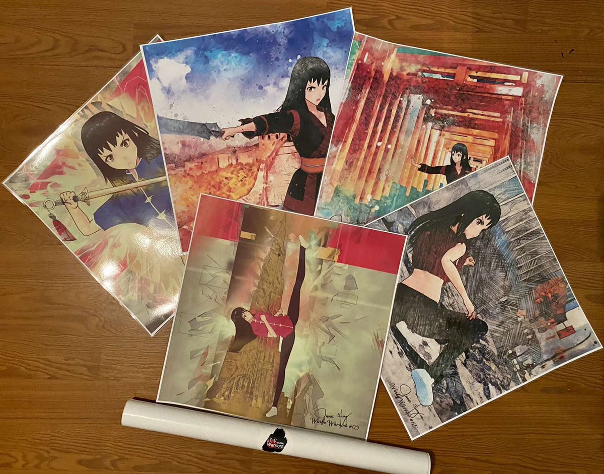 janicehung's tweet photo. Getting the Wushu Warriors #NFT artworks ready for shipment. You can still collect and join us 👉 https://t.co/aE1zMmNQwQ #SoloNation #GoSolo #NFTs #NFTCommunity #XRP #XRPL #XRPCommunity #WushuWarriorsNFT https://t.co/HAfs61Arvr