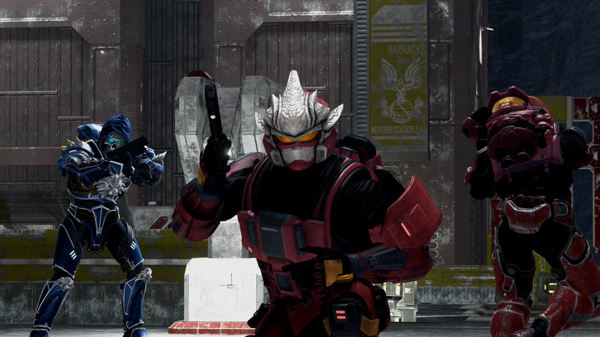 Halo's tweet image. Keep your eyes peeled and your aim sharp – Recon Slayer and ranked Halo: Reach Team Hardcore have returned to MCC!