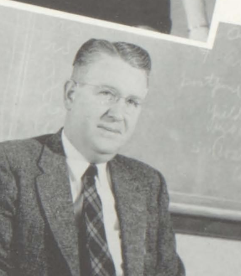 MFSchArchives's tweet photo. Betty Coen, business, typing, shorthand teacher, and Melvin Nicol, agriculture teacher, are our "Focus on Faculty" images for today (from 1956 YB). #focusonfaculty https://t.co/NAkPDWl4Mf