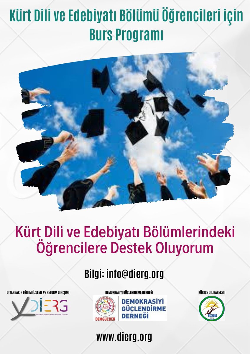 Kürt Dili ve Edebiyatı Bölümü Öğrencileri İçin Burs Desteği Çağrısı

dierg.org/kurd-dili-ve-e…
👉