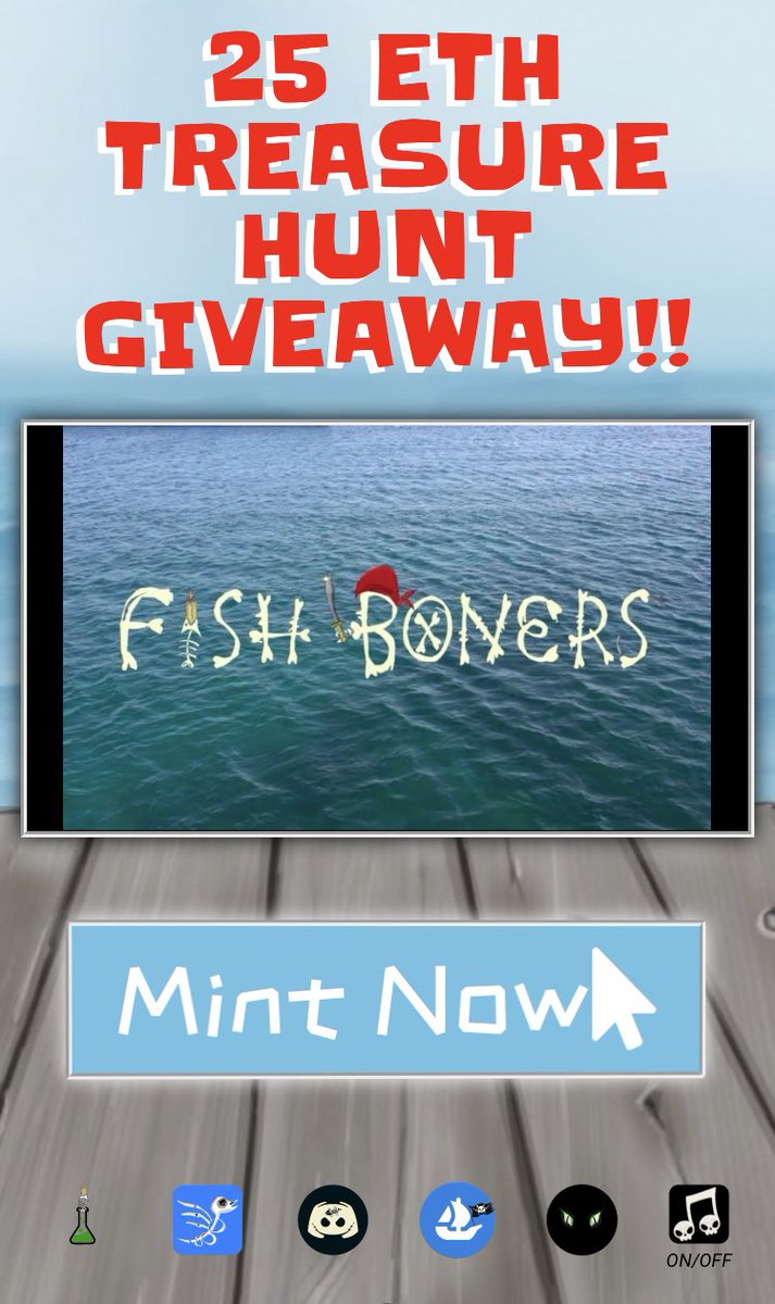 FishBoners by BonerLabs - 25 ETH Treasure Hunt tweet media