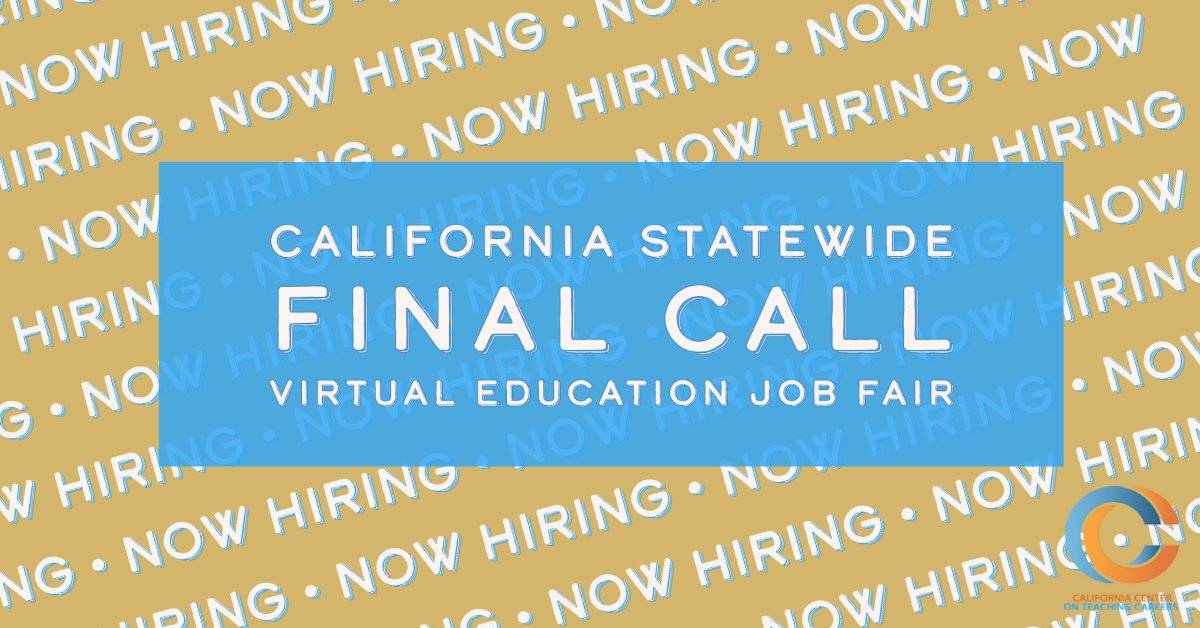 Cal_Center's tweet photo. Registration closing today! Our virtual job fair will give you the chance to meet with hiring managers and ask questions about the job search process, applications, interviews, salaries, anything job-related! #Jobs #Career #Resume #HireMe

Register > https://t.co/urR4LV7zYl https://t.co/ALj7T5sHpI