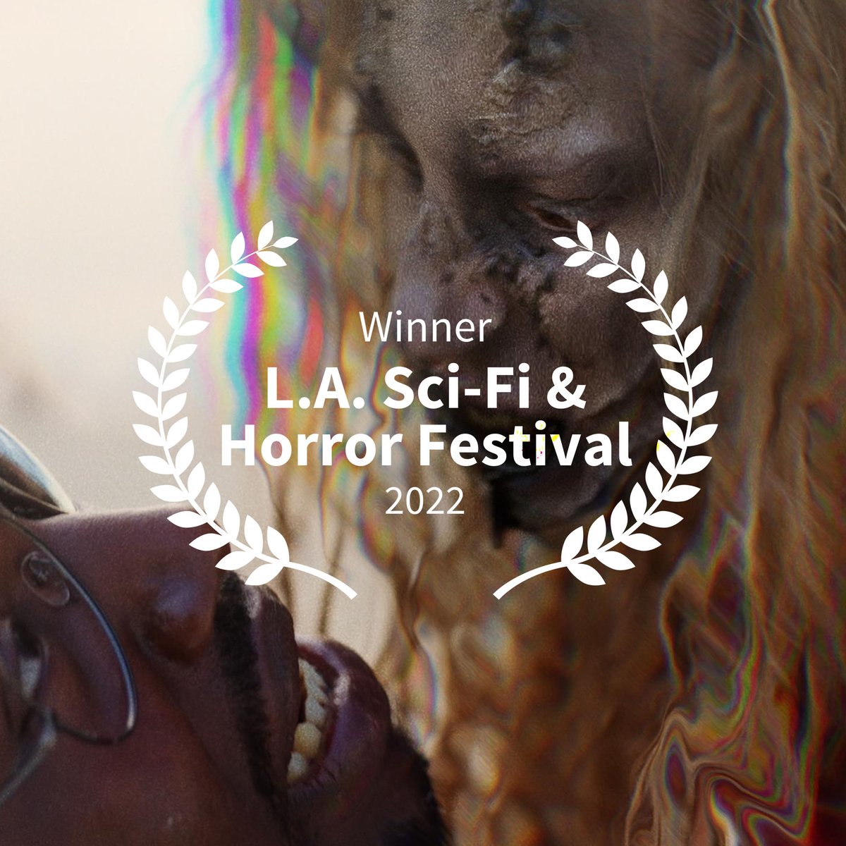 CiaranMaginn's tweet photo. Proud to announce that the music video I made with @MADSHROOMMC for his track “Jawz” has won an award at the LA Sci-Fi &amp; Horror Festival @LA_scifi  https://t.co/8uXnPS36if https://t.co/xTJ5xX9h75