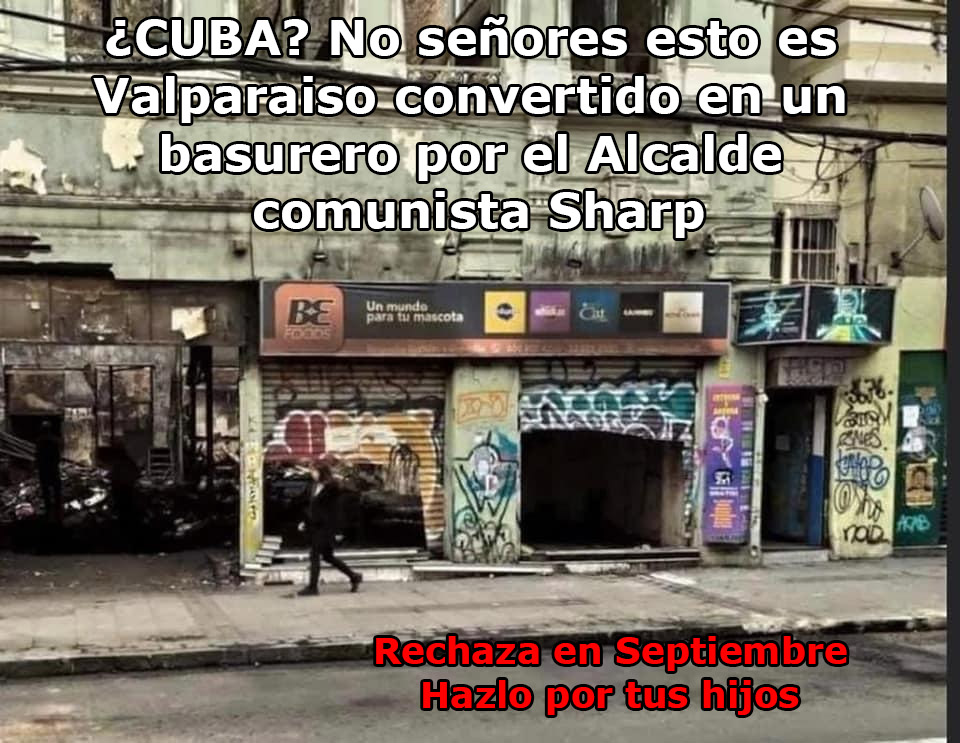 <a href="/T13/">T13</a> ¿Es Cuba? no señores es Valparaiso el cual fue destruido por el Alcalde Comunista Sharp