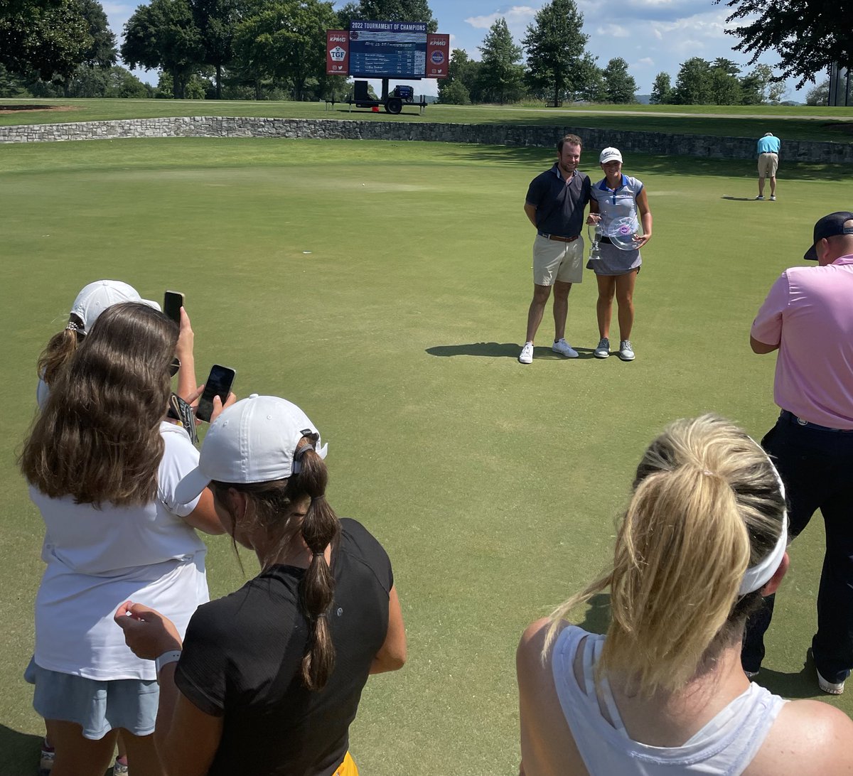 CoachWTurnbow's tweet photo. Trophy time with @BiggsSouth ! #SnedsTour @SouthCollege https://t.co/mIIE6Rd0I8