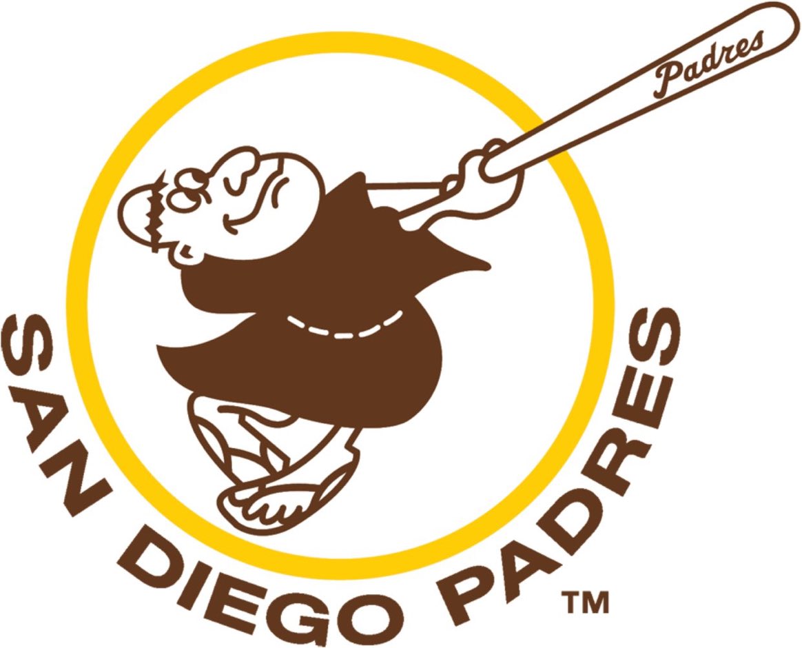 Super70sSports's tweet photo. This magnificently holy sumbitch right here is the only Padres logo that has ever mattered and we all know it. https://t.co/QfLETGqHz8
