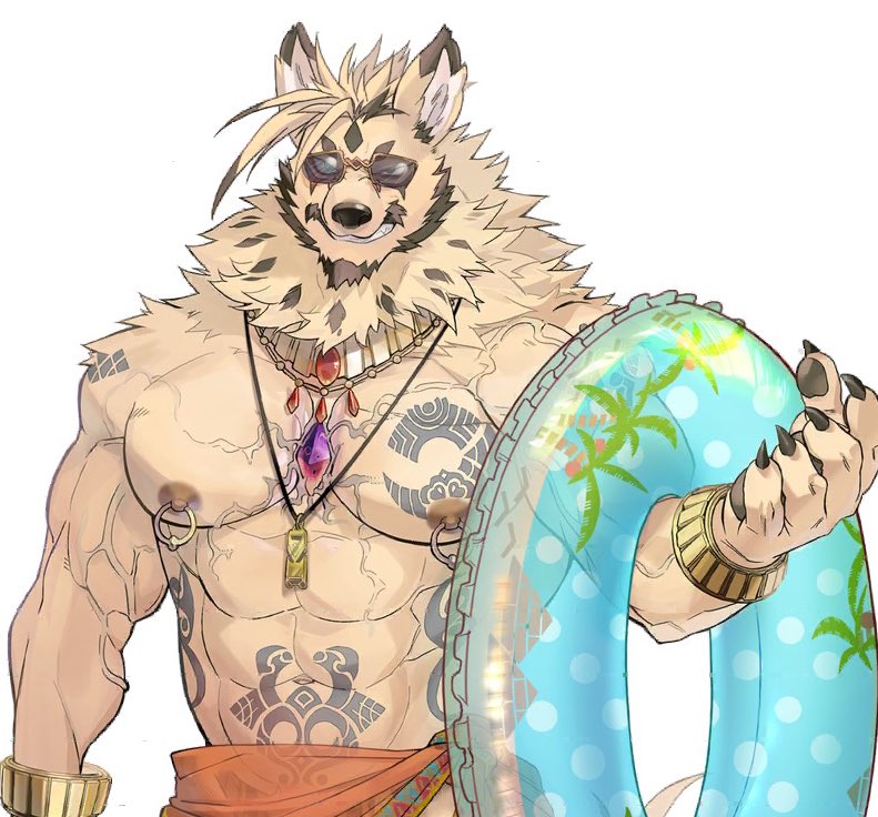 divinuler's tweet image. With today being his free day he’s gonna take Blaidd out and they’re going for a swim. He’s not asking.