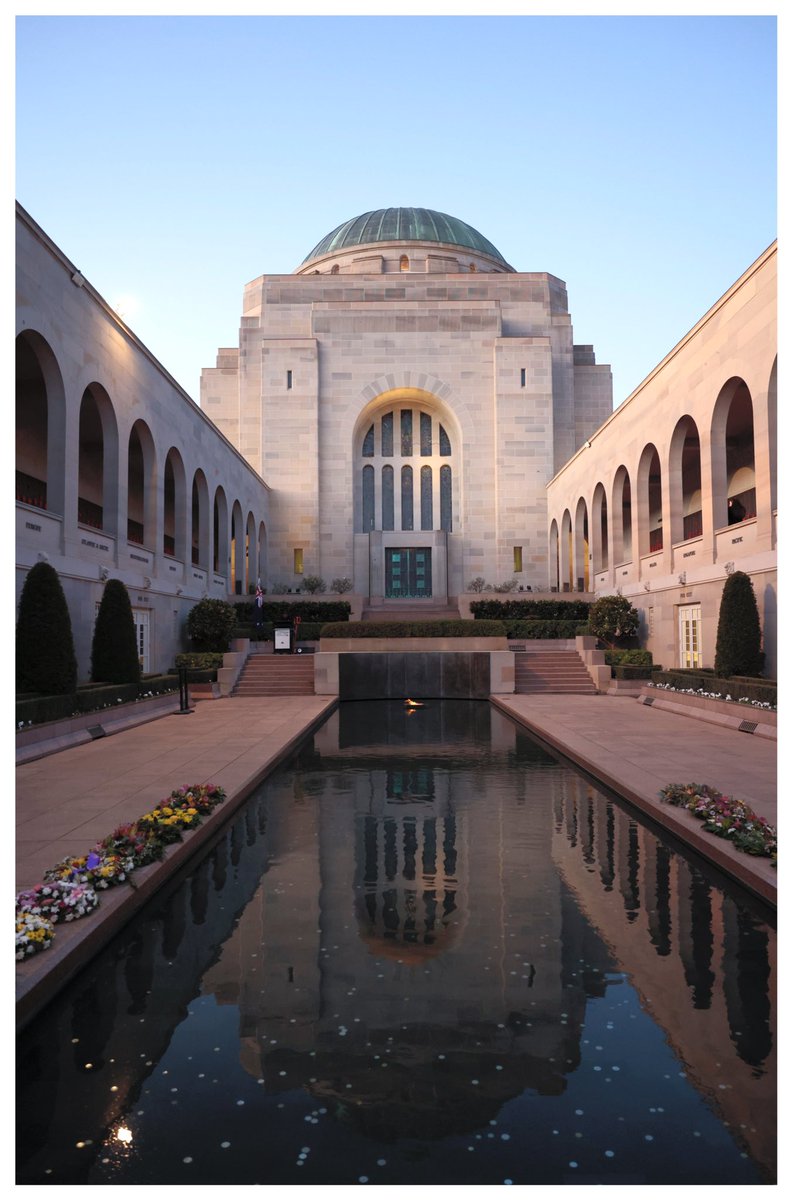 #AmbassadorCarolineKennedy & #GeneralMarkMilley attend wreath laying ceremony at #AustralianWarMemorial.