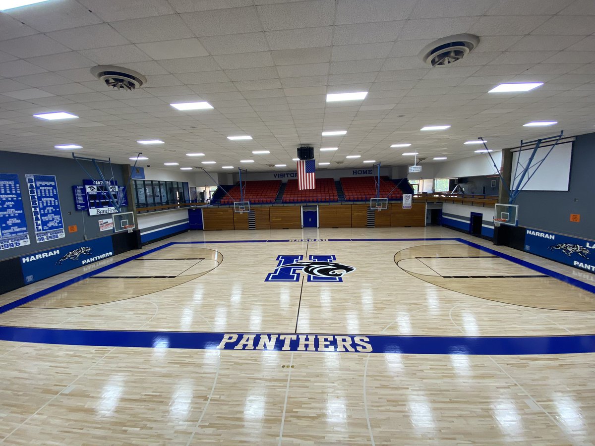 The new floor came out great! We are so excited for this update to our gym! Couldn’t be happier about it! Panther Up