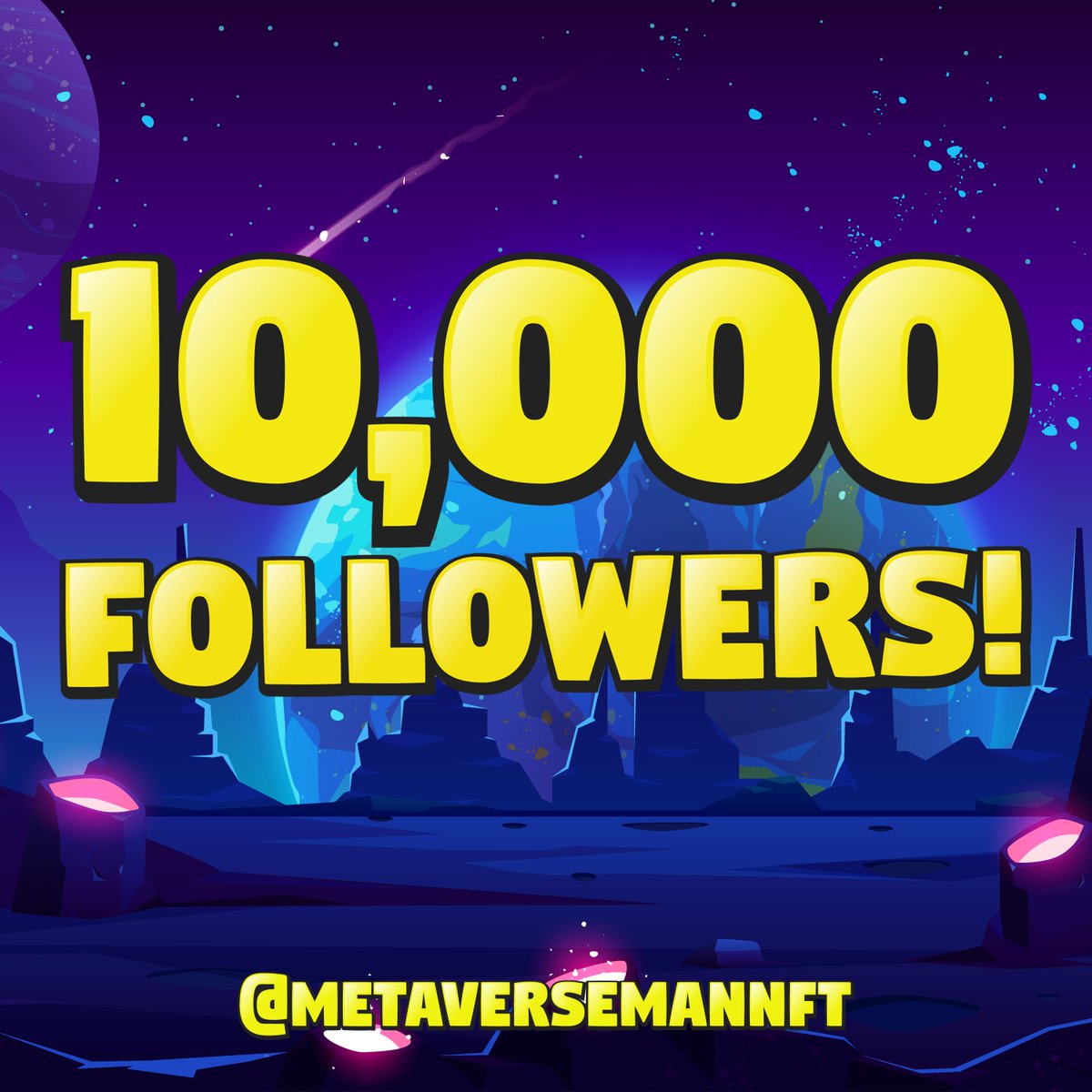 We have reached 10,000 TWITTER FOLLOWERS!!! Can we hit 20K?!? 🚀🚀🚀

Just two days ago we were at 5K Twitter followers. Thank you to all the heroes that have joined the exciting journey with us. We are just getting started and you are still early ❤️😃