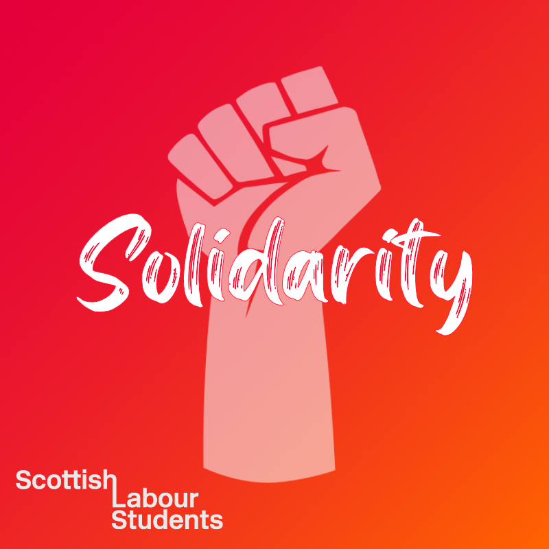 ScotsLabStudent's tweet photo. Trade Unions have always been the beating heart of the Labour Party and we are proud of all the Scottish Labour MSPs who were showing their solidarity on the picket lines today. Scottish Labour must always stay true to its Socialist beliefs. https://t.co/BNL8XizHrV