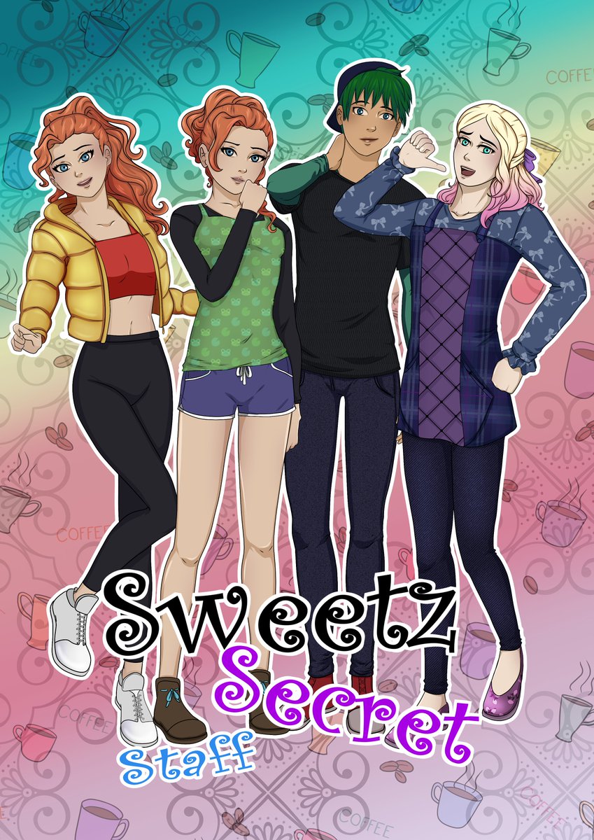 siofracleere's tweet photo. Drew the 'Sweetz Secret' Cafe staff! They deserved some love for all of their hard work ! You can read Sweetz Secret on #webtoon and #globalcomix 

#webcomic #artist #ComicArt https://t.co/xesC1aSXfK