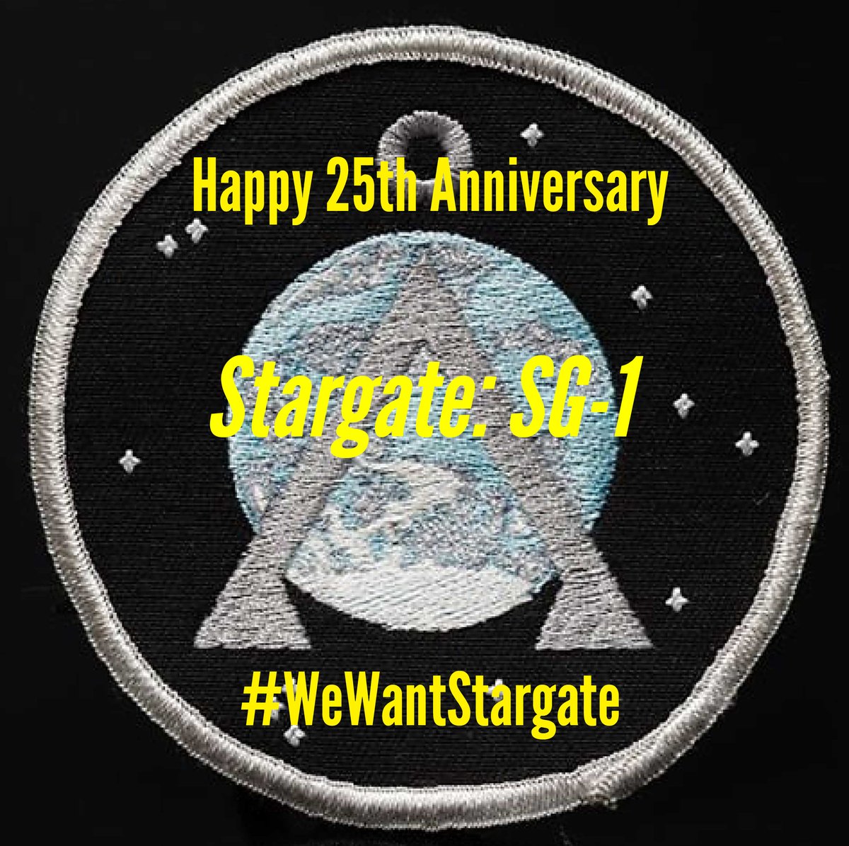 Happy 25th Anniversary, Stargate: SG-1! <a href="/bradtravelers/">Brad Wright 🇨🇦</a> @JonGlassner <a href="/PrimeVideo/">Prime Video</a> @mgmstudios @AmazonStudios <a href="/JSalke/">Jennifer Salke</a> <a href="/ajassy/">Andy Jassy</a>
#WeWantStargate