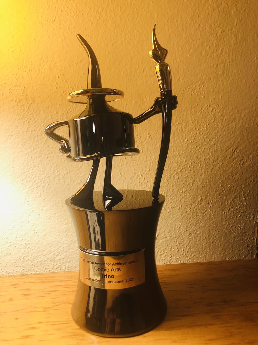 Y ya llegué a mi casa… y este es el Inkpot Award…