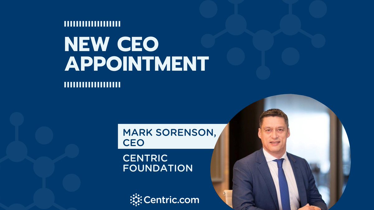 CentricRise's tweet image. Centric Foundation announces appointment of a new CEO, Mark Sorenson—a financial markets business leader with over 25 years of experience.

Read more about this announcement here: marketwatch.com/press-release/…

$CNS $CNR #CentricWarriors #BSC #Crypto #BinanceSmartChain