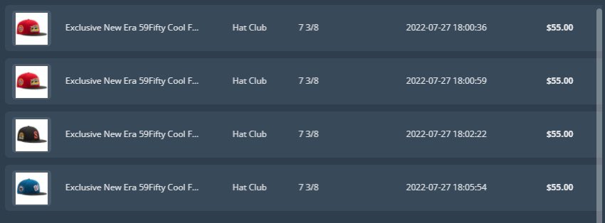 No cappin .. we hit Hatclub Clips 🧢 

Need some Fitted aco? Come join us! 
#fittedhats #hatclub #capsulehats