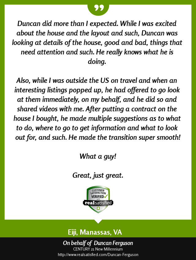RealLife_Duncan's tweet photo. Testimonials like this make me smile… really wide. https://t.co/AMJ0ZahAxV via @realsatisfied https://t.co/gksuql93Mu