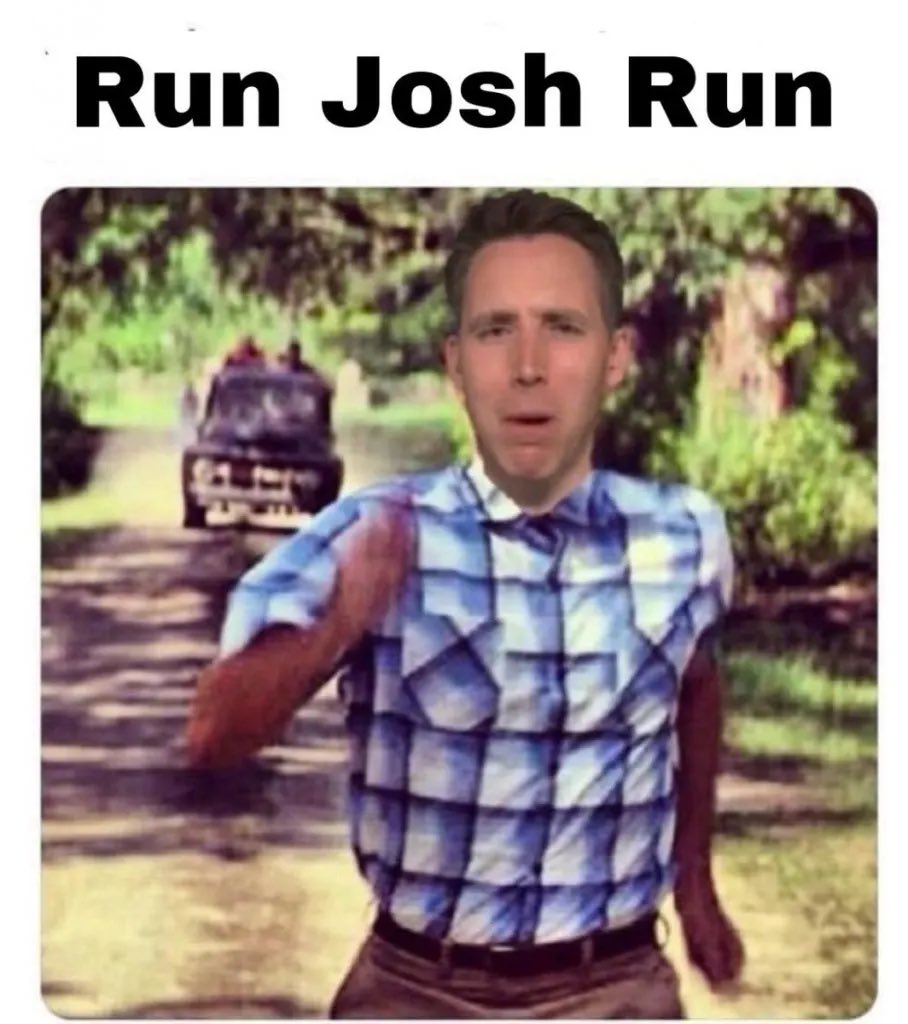 AMaxwellness's tweet photo. @RoadRabbit The fascist lying creep, Seditionist Hawley enrages me-
Turns out he’s a regular ‘ole icky little coward! should not be a puny little GOP senator. He belongs in Hitler’s Schutzstaffel 
Expel Hawley🇺🇸

#VoteHawleyOUT
#IndictHawley https://t.co/EiSxrVACal