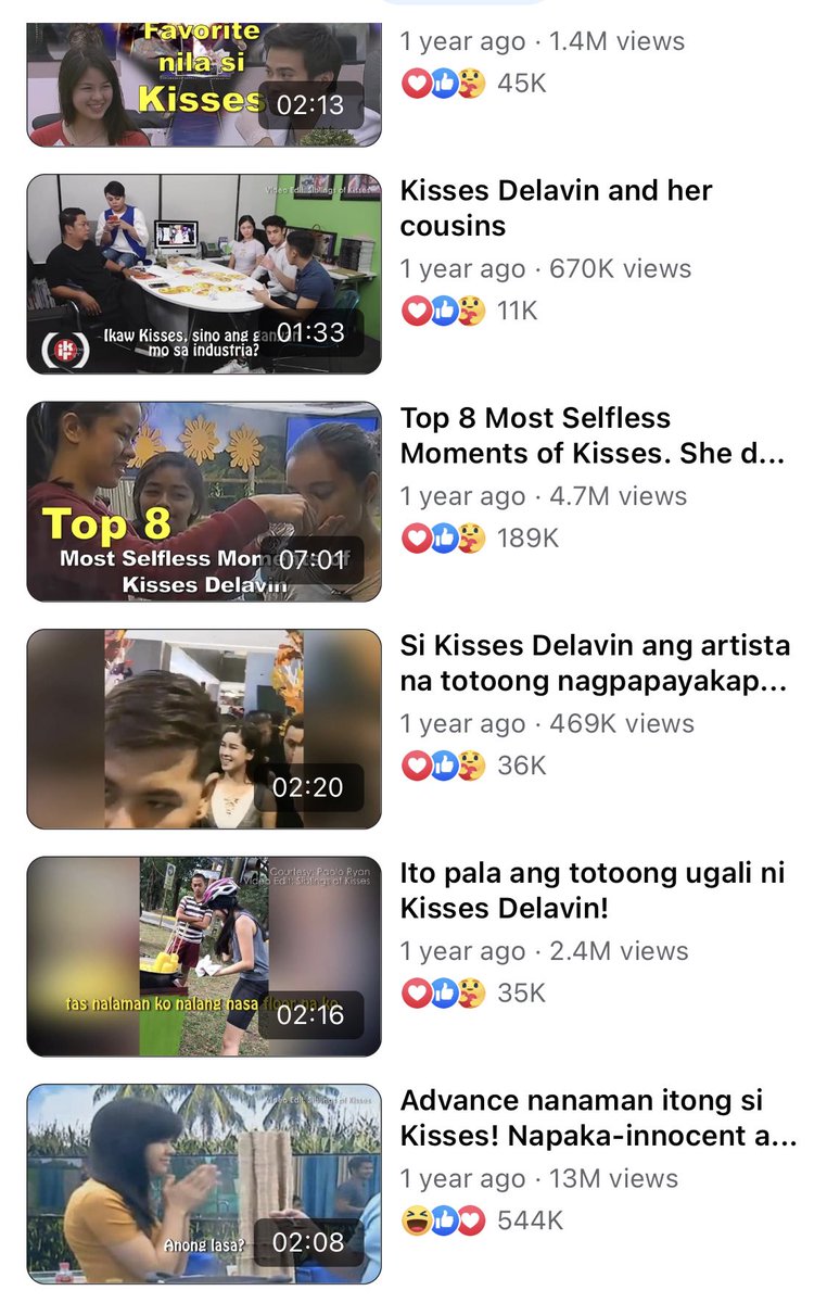 Natawa ako sa million views na pinag aawayan nila.. 😂

Me as solid #Kissables be like : 

just check this biatch 😂 iilan lang yan sa videos nya.. tingnan mo nga nmn pati reax 🤪 baka <a href="/KissesDelavin/">Kisses Delavin</a> yarn? 😉 #KissesDelavin