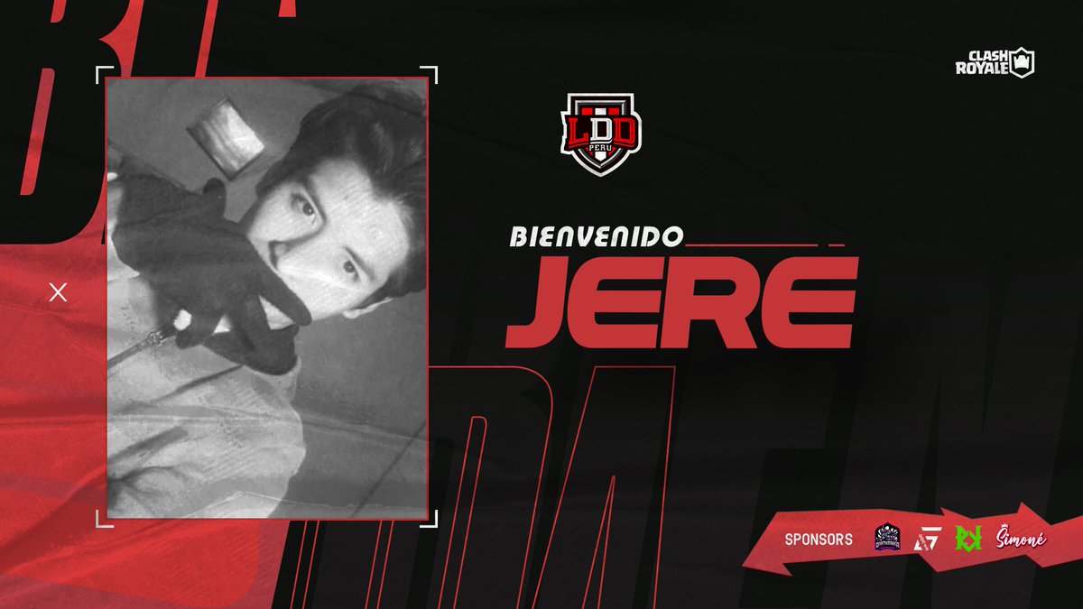 #LDD | BIENVENIDA 📢

Anunciamos la incorporación de <a href="/Jere3D2Y/">Jere</a> líder un gran equipo nacional que hoy se integra a la <a href="/DirectivaLDD/">DIRECTIVA LDD 🇵🇪</a> para sumar dedicación y compromiso a los ambiciosos proyectos de nuestra Organización para el Competitivo Nacional 🇵🇪

Always Ahead...
#EstoEsLDD🔥