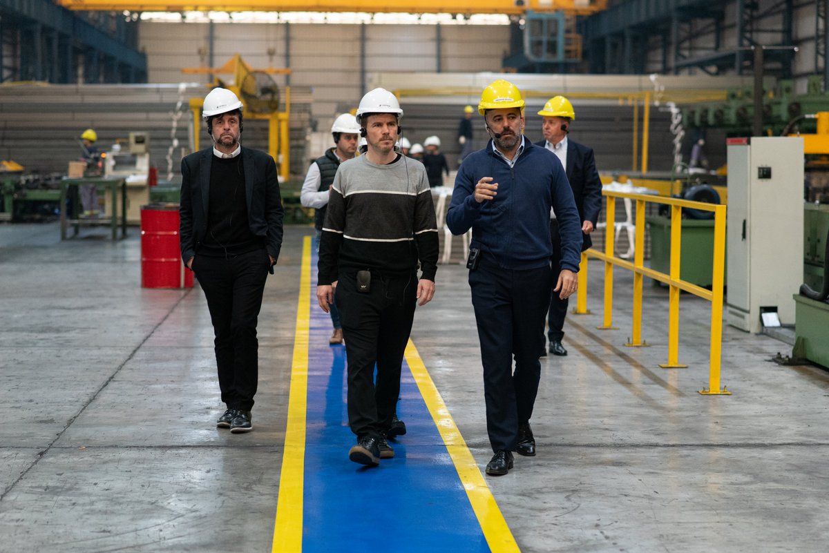 Sidersa's tweet photo. Hoy recibimos la visita de @CostaAugusto9 Ministro de Producción, Ciencia e Innovación Tecnológica de la provincia de Buenos Aires. https://t.co/mqneu2oSyE