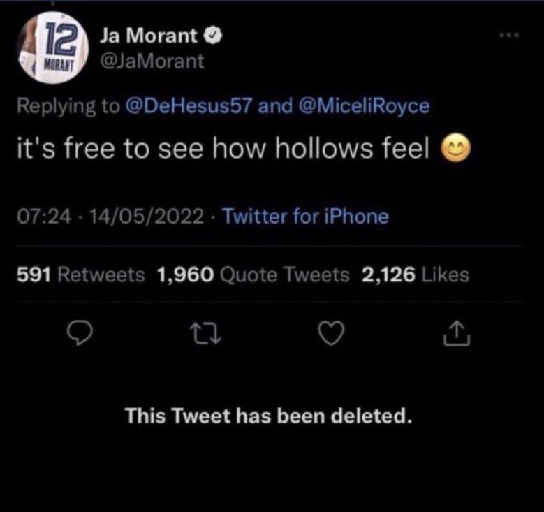 OwnHimLeBron's tweet image. I still can’t believe Ja tweeted this