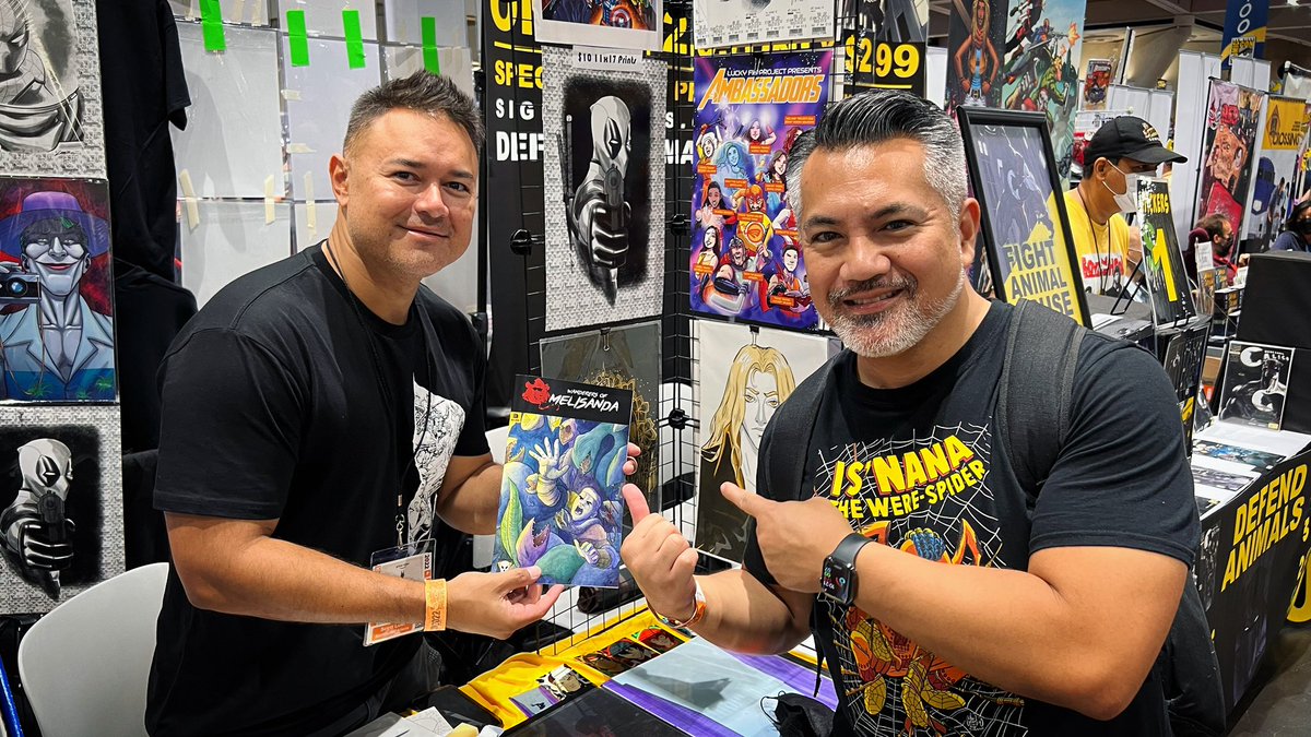 It’s been fun to watch @ScottLost’s journey from pro wrestler to comic book creator!

I love seeing him and the @AccidentAliens do their thing at San Diego Comic-Con (and other conventions)!

#SDCC #SDCC2022 #ComicCon #ComicCon2022 #ScottLost #Indie #Comics #AccidentalAliens