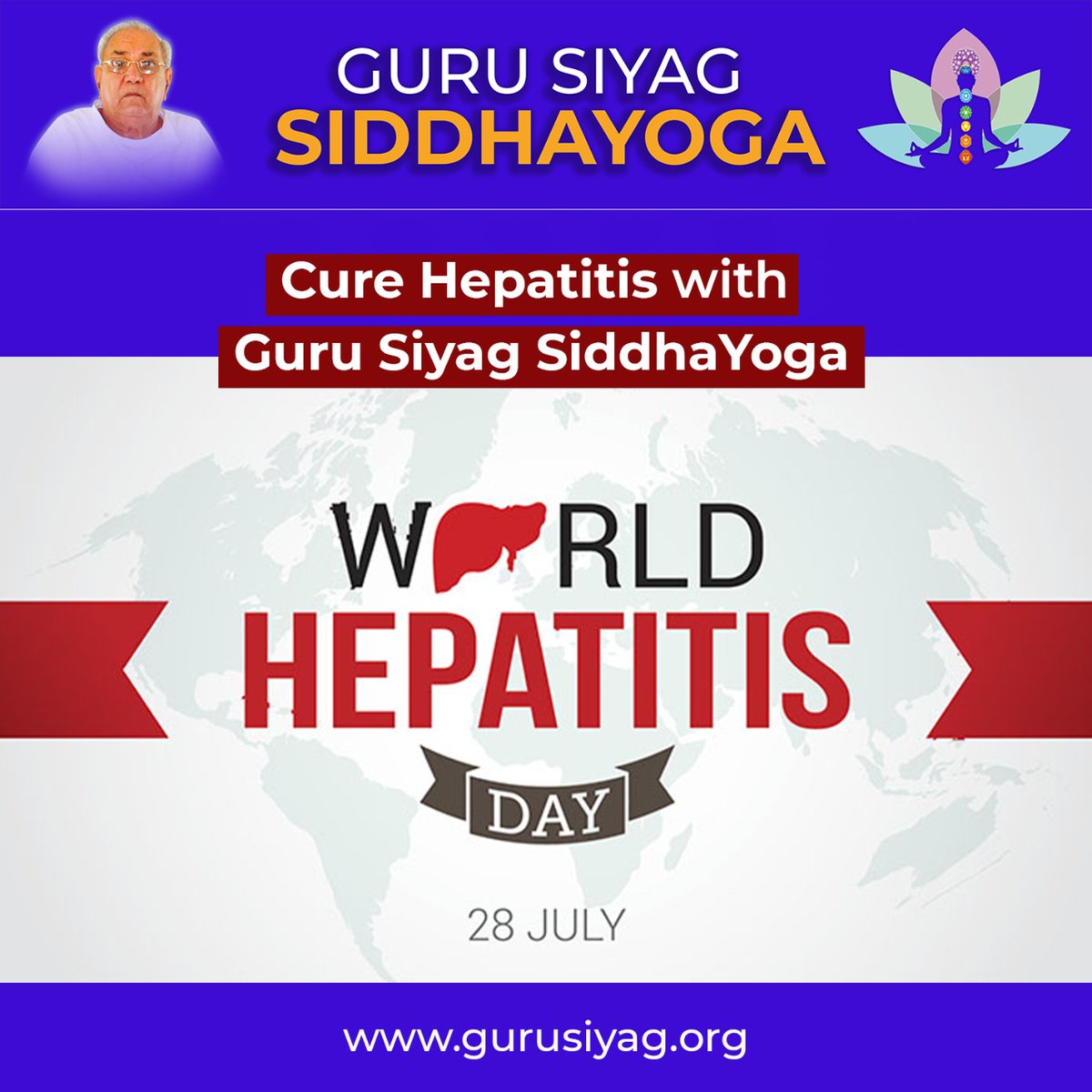 “Ignoring hepatitis will make the situation worse. Learning more about Guru Siyag Siddhayoga and practicing it,  will bring the desired change. Wishing a very Happy World Hepatitis Day.”#worldhepatitisday_2022