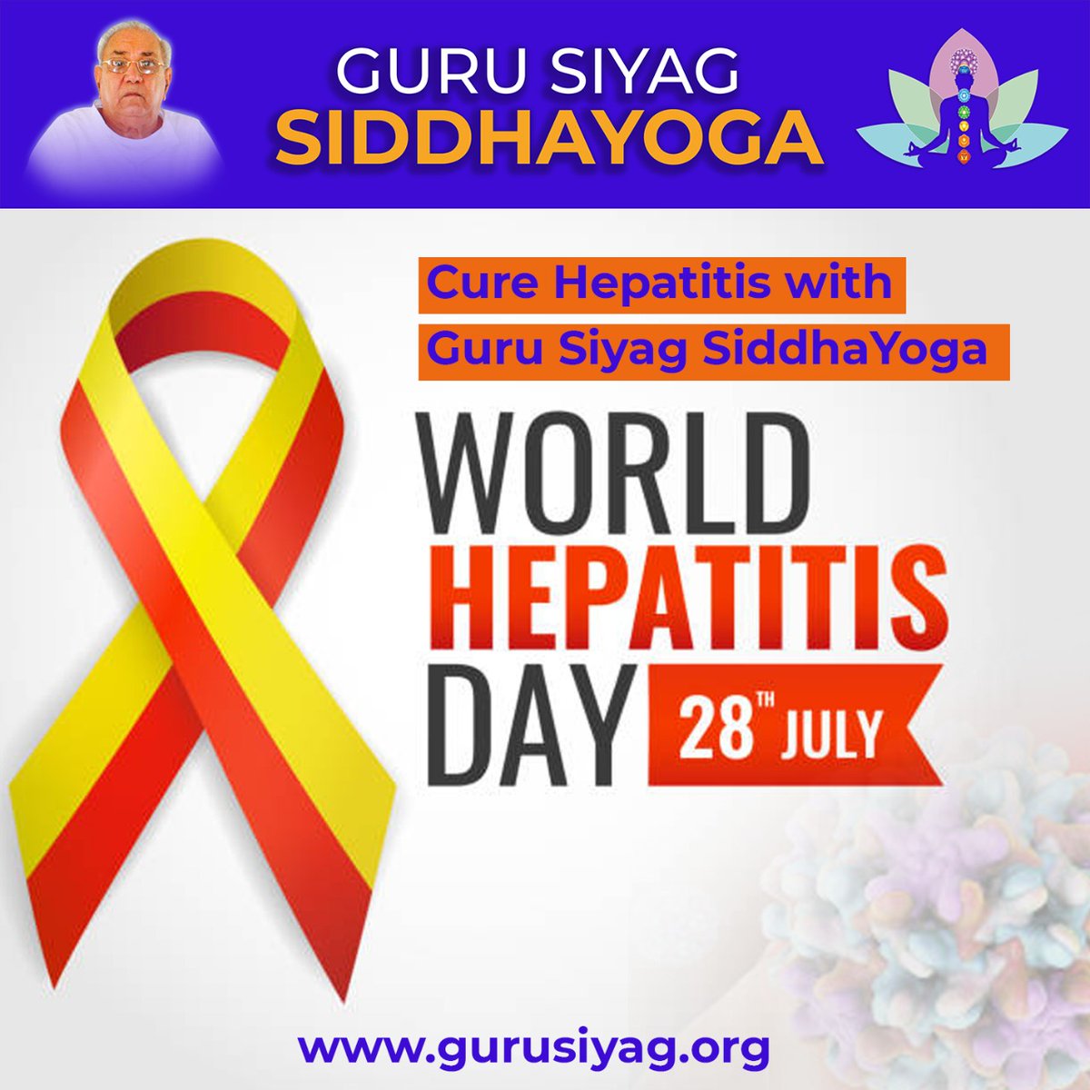 Thousands of people are being cured of all diseases. Hepatitis also. Guru Siyag Siddhayoga is the method of meditation which cures all incurable diseases also. Online available, free of cost
#worldhepatitisday_2022