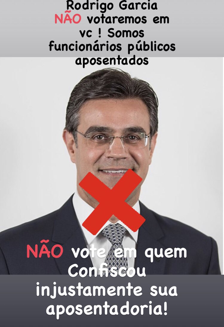 suemarin4's tweet photo. @DagmarBorges @PSDBoficial @PSDB_SP Vamos tirar esse @PSDBoficial do comando do Estado de SP! Chega, já deu! @rodrigogarcia_ devolva nossa aposentadoria integral, pagamos por ela por mais de 35 anos! #RodrigoGarciaReprovado https://t.co/B6aVhj9sv7