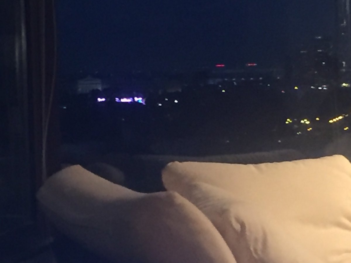 Literally hearing (and kind of seeing) <a href="/Metallica/">Metallica</a> sound check for <a href="/lollapalooza/">Lollapalooza</a> from our couch 😮