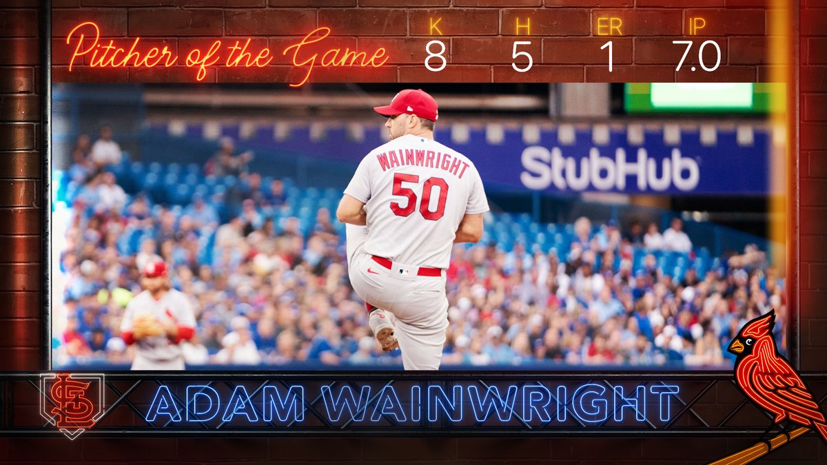 Cardinals's tweet image. Waino doing work on Wednesday!
