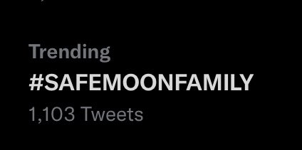 FaboisMe's tweet photo. #SAFEMOONFAMILY is trending https://t.co/FOTwbcZdv7