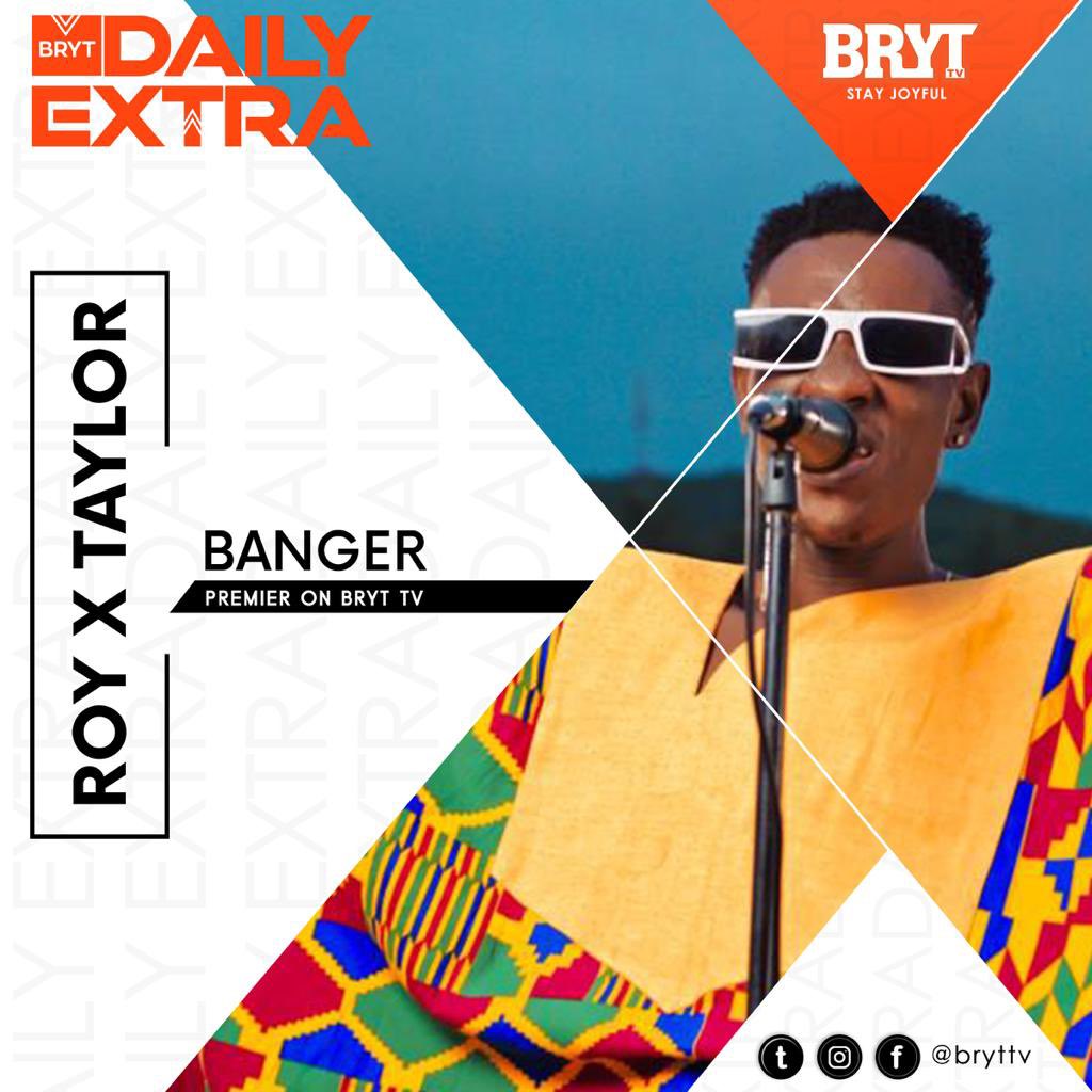 prnanayarquah's tweet photo. #Banger is OUT! @ROYXTAYLOR1 comes through with the official video premiere live on @bryttv tomorrow 🙌.
#plugzafrica #nanayarquah
#RoyXTaylor #MadeInSaltpond #BBNaija7 https://t.co/LB6uP5YDuz