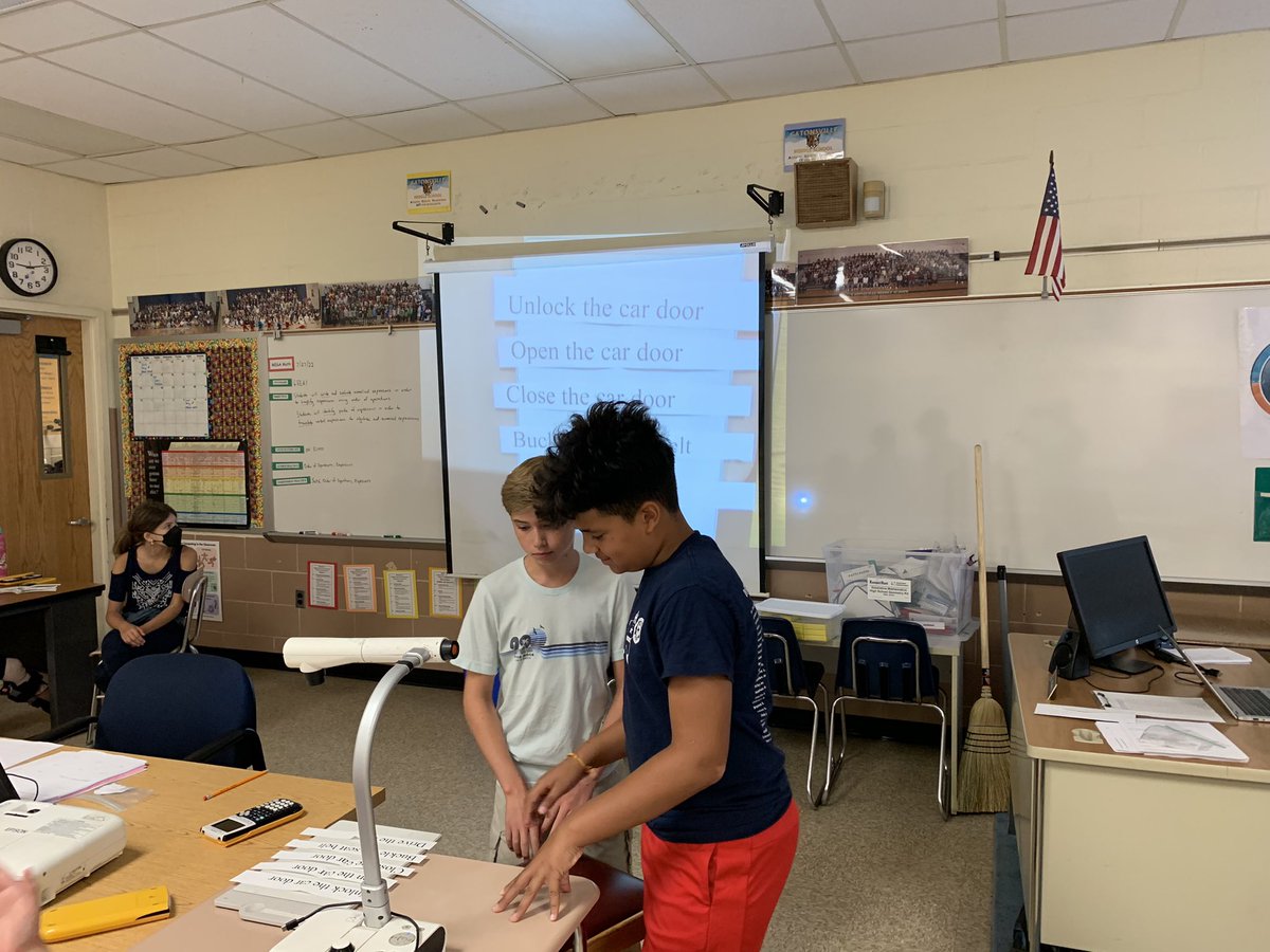 j_eisenberg87's tweet image. #megamath students @CatonsvilleMS put real world situations in order to make connections to mathematics, specifically Order of Operations @BCPSMATH #realworldconnections
